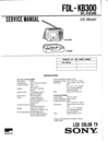 Thumbnail SONY FDL-KB300 BC-KB300 MINI LCD TV SERVICE MANUAL Thumbnail SONY FDL-KB300 BC-KB300 MINI LCD TV SERVICE MANUAL
