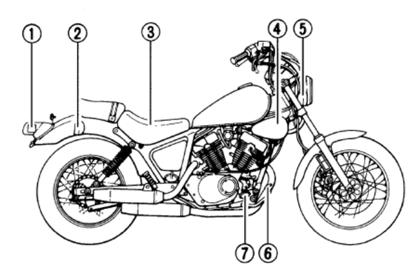 Product picture YAMAHA VIRAGO XV250 SERVICE WORKSHOP MANUAL 1988 1989 1990 1991 1992 1993 1994 1995 1996 1997 1998 1999 2000 2001 2002 2003 2004 2005 