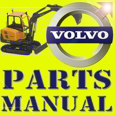 Product picture VOLVO ECR28 MINI DIGGER EXCAVATOR PARTS CATALOG IPL MANUAL