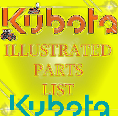 Product picture KUBOTA TRACTOR M5950-S PARTS MANUAL ILLUSTRATED PARTS LIST