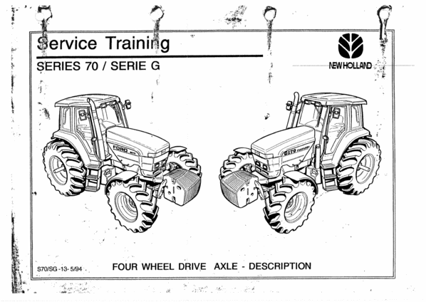 Product picture NEW HOLLAND TRACTOR series 70 service workshop shop repair  manual 